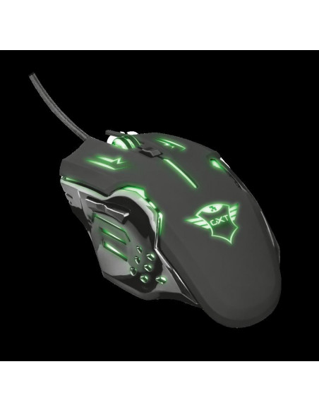 Mouse Trust GXT 108 Rava, Illuminated Gaming, negru,TR-22090