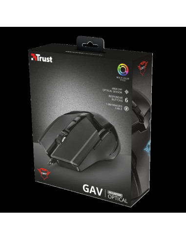 Mouse Trust GXT 101 Gav, Gaming, negru,TR-21044