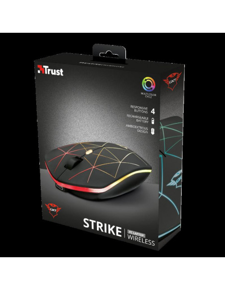 Mouse Trust GXT 117 Strike, Wireless Gam, negru,TR-22625 Mouse Trust GXT 117 Strike, Wireless Gam, negru,TR-22625