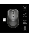 Mouse Trust Yvi, Wireless, black,TR-18519