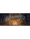 PDP5106_TT5040,Pictura pe numere Triptic 120x50 cm, cod PDP5106