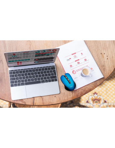 Mouse Trust Mydo Silent Click, Wireless, blue,TR-21870