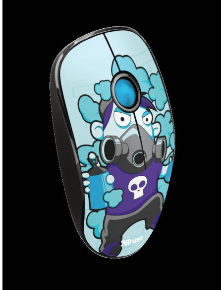 Mouse Trust Sketch Silent Click, Wireless, blue,TR-23335