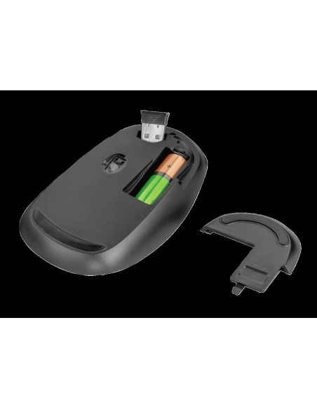 Mouse Trust Sketch Silent Click, Wireless, rosu,TR-23336