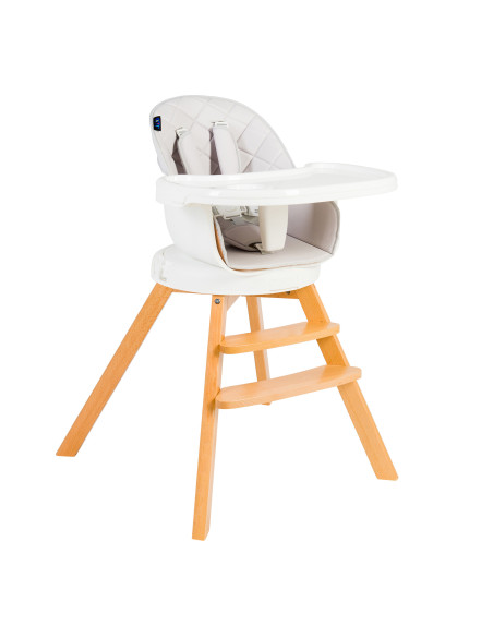 JU1021-Grey,Scaun de masa 3 in 1 Juju Eat&Twist, Gri