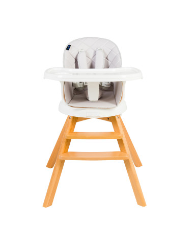 JU1021-Grey,Scaun de masa 3 in 1 Juju Eat&Twist, Gri