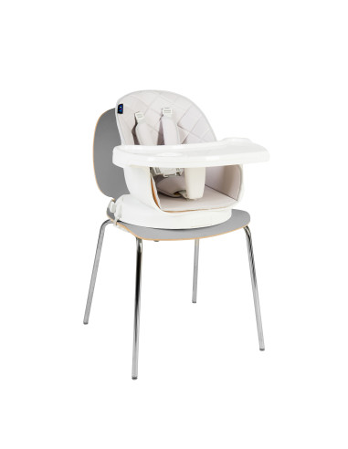 JU1021-Grey,Scaun de masa 3 in 1 Juju Eat&Twist, Gri