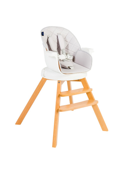 JU1021-Grey,Scaun de masa 3 in 1 Juju Eat&Twist, Gri