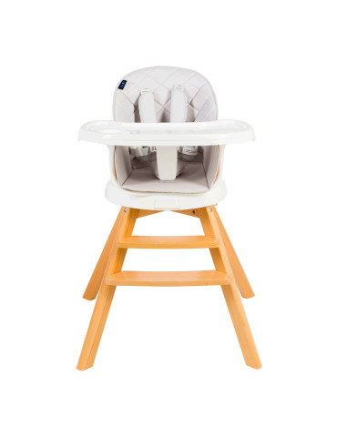 JU1021-Grey,Scaun de masa 3 in 1 Juju Eat&Twist, Gri