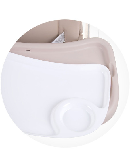 STHVI0233SA,Scaun de masa cu sezut rotativ Chipolino Vision sand