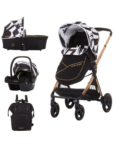 KKET02301BW,Carucior Chipolino Elite 3 in 1 black white