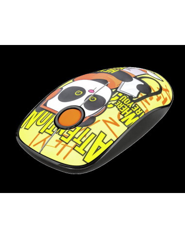 Mouse Trust Sketch Silent Click, Wireless, galben,TR-23337