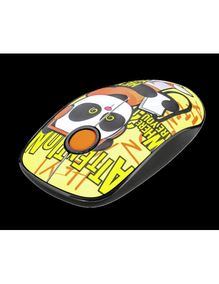 Mouse Trust Sketch Silent Click, Wireless, galben,TR-23337