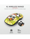 Mouse Trust Sketch Silent Click, Wireless, galben,TR-23337