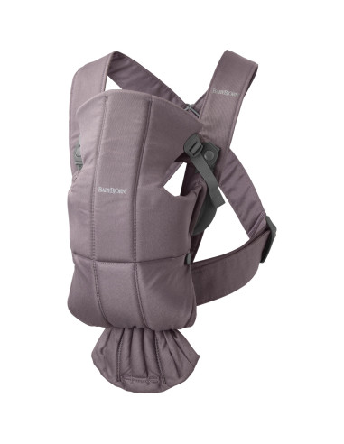 BS-021034E1,BabyBjorn - Marsupiu anatomic cu multiple pozitii de purtare Mini Dark Purple Bumbac