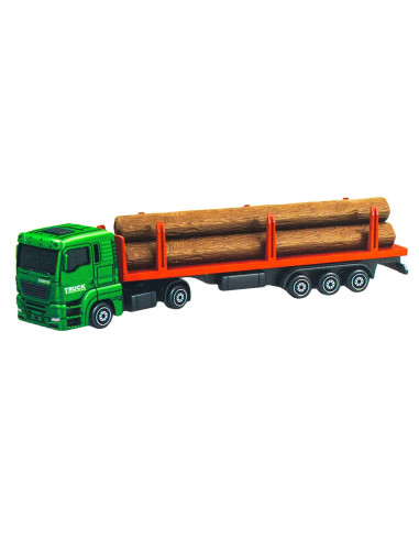798-A232,Tir cu remorca lemne