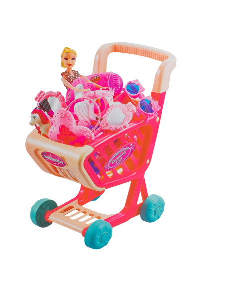 K-216,Carucior cumparaturi + accesorii frumusete