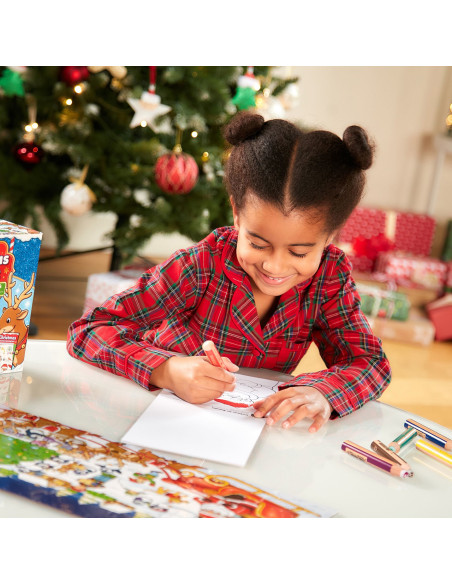 OR125,Cutie 3 in 1 Ajunul Craciunului - joc educativ, puzzle si carte de colorat cu activitati