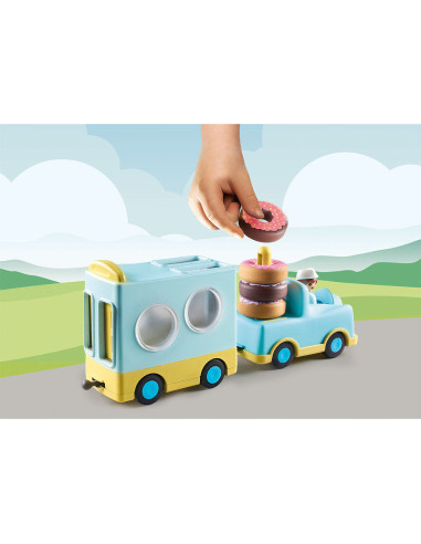 PM71325,PLAYMOBIL - 1.2.3 CAMION CU GOGOSI DE STIVUIT SI SORTAT PM71325,PLAYMOBIL - 1.2.3 CAMION CU GOGOSI DE STIVUIT SI SORTAT