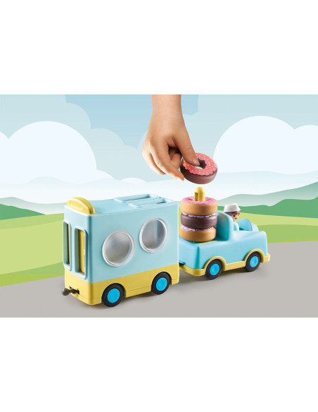 PM71325,PLAYMOBIL - 1.2.3 CAMION CU GOGOSI DE STIVUIT SI SORTAT PM71325,PLAYMOBIL - 1.2.3 CAMION CU GOGOSI DE STIVUIT SI SORTAT