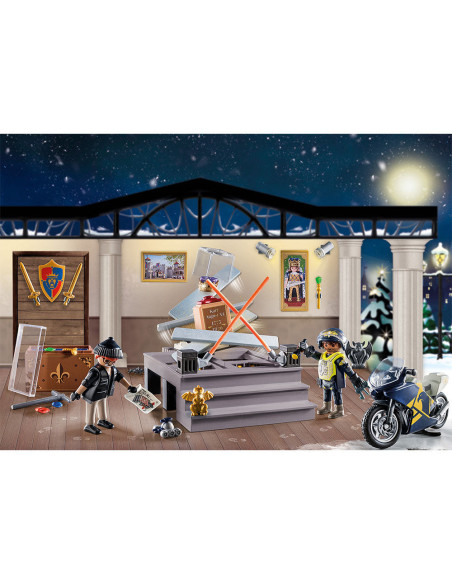 PM71347,PLAYMOBIL - CALENDAR CRACIUN FURT LA MUZEUL POLITIEI PM71347,PLAYMOBIL - CALENDAR CRACIUN FURT LA MUZEUL POLITIEI