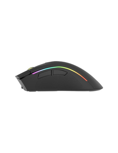 M625PLUS-BK,Mouse wireless gaming Delux M625 PLUS negru iluminare RGB