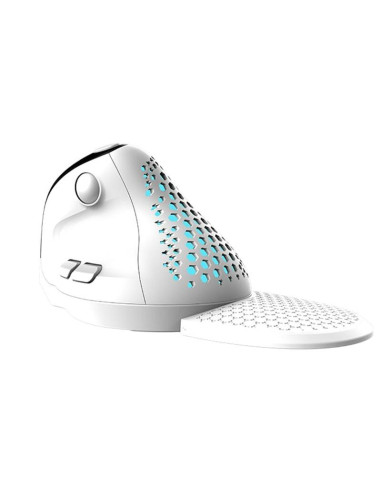 M618XSD-WH,Mouse vertical Delux M618XSD alb iluminare RGB