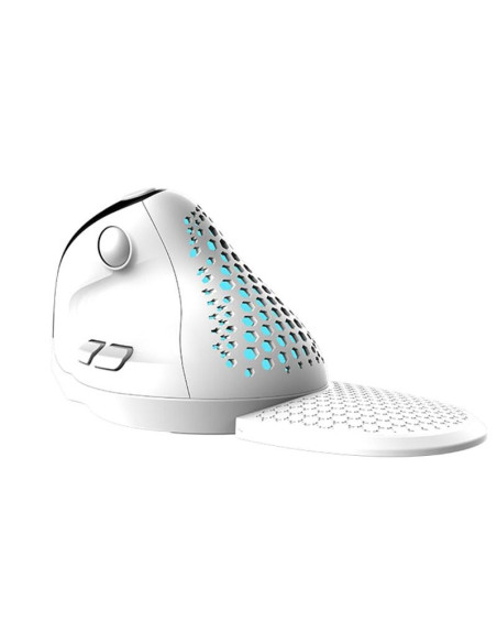 M618XSD-WH,Mouse vertical Delux M618XSD alb iluminare RGB