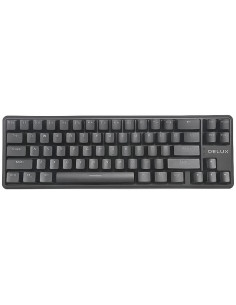 KM32-BK,Tastatura gaming mecanica bluetooth Delux KM32 neagra iluminare RGB 2