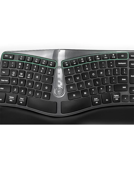 GM901D-BK,Tastatura wireless si bluetooth Delux GM901D neagra