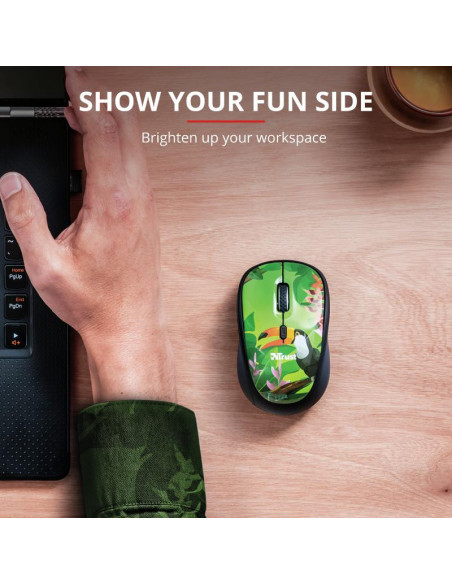 Mouse Trust Yvi, Wireless, toucan,TR-23389