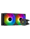 FX240-ARGB,Cooler procesor cu lichid ID-Cooling FX240 negru iluminare aRGB