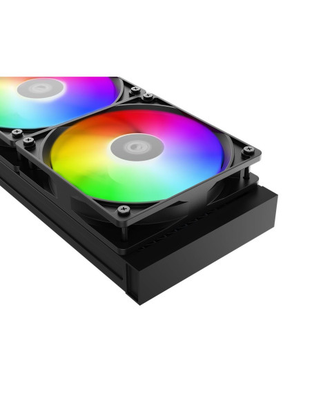 FX240-ARGB,Cooler procesor cu lichid ID-Cooling FX240 negru iluminare aRGB