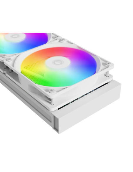 FX240-ARGB-WH,Cooler procesor cu lichid ID-Cooling FX240 alb iluminare aRGB