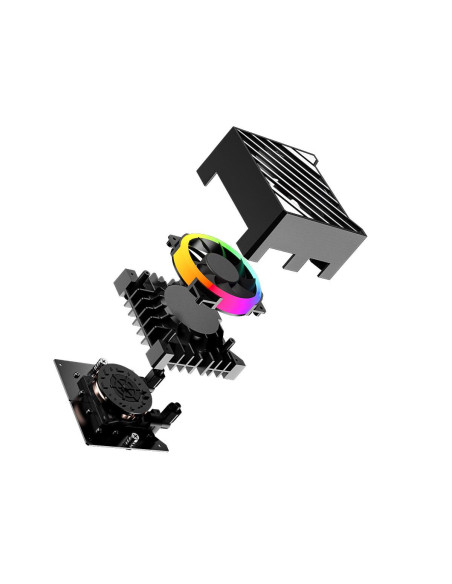 DASHFLOW-360-XT-LITE,Cooler procesor cu lichid ID-Cooling Dashflow 360 XT Lite negru iluminare aRGB