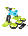 FW-YETTI-AQUA,Bicicleta fara pedale Funny Wheels Rider SuperSport YETTI 3 in 1 Aqua/Lime