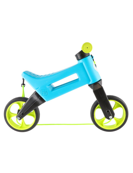 FW-YETTI-AQUA,Bicicleta fara pedale Funny Wheels Rider SuperSport YETTI 3 in 1 Aqua/Lime