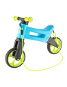 FW-YETTI-AQUA,Bicicleta fara pedale Funny Wheels Rider SuperSport YETTI 3 in 1 Aqua/Lime