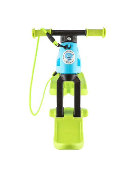 FW-YETTI-AQUA,Bicicleta fara pedale Funny Wheels Rider SuperSport YETTI 3 in 1 Aqua/Lime