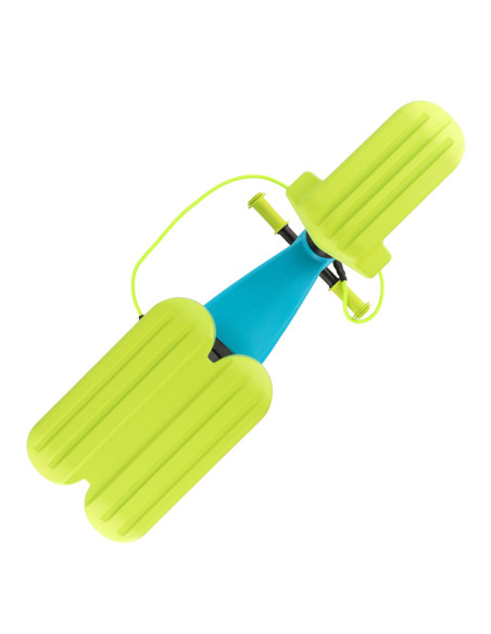 FW-YETTI-AQUA,Bicicleta fara pedale Funny Wheels Rider SuperSport YETTI 3 in 1 Aqua/Lime