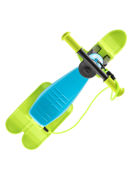 FW-YETTI-AQUA,Bicicleta fara pedale Funny Wheels Rider SuperSport YETTI 3 in 1 Aqua/Lime