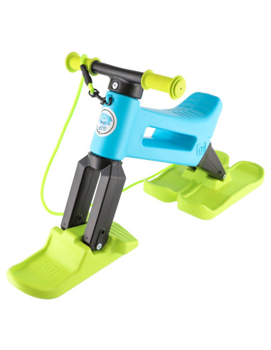 FW-YETTI-AQUA,Bicicleta fara pedale Funny Wheels Rider SuperSport YETTI 3 in 1 Aqua/Lime