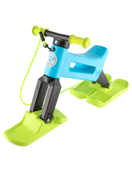 FW-YETTI-AQUA,Bicicleta fara pedale Funny Wheels Rider SuperSport YETTI 3 in 1 Aqua/Lime