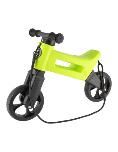 FW-YETTI-LIME,Bicicleta fara pedale Funny Wheels Rider SuperSport YETTI 3 in 1 Lime/Black
