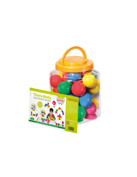 Gym8095,Set de 28 mingi cu ventuze Thera Bolly