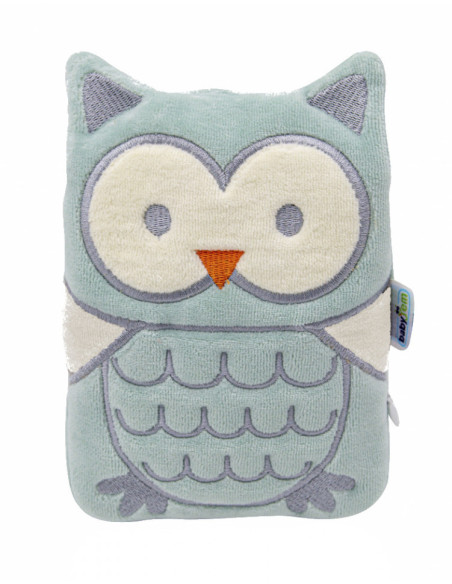 UP-bj_3661,Pernuta anticolici cu samburi de cirese Bufnita BabyJem (Culoare: Verde)