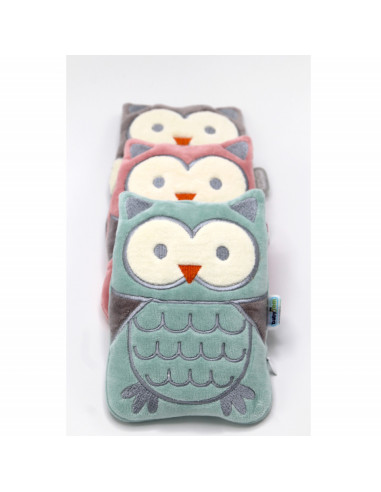 UP-bj_3661,Pernuta anticolici cu samburi de cirese Bufnita BabyJem (Culoare: Verde)