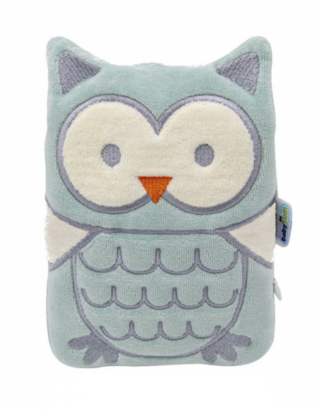 UP-bj_3662,Pernuta anticolici cu samburi de cirese Bufnita BabyJem (Culoare: Gri)