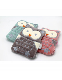 UP-bj_3663,Pernuta anticolici cu samburi de cirese Bufnita BabyJem (Culoare: Roz) 2