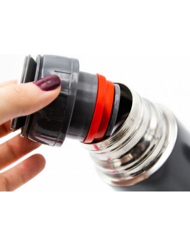 UP-bj_7903,Sticla termos din otel inoxidabil, BabyJem, 400 ml (Culoare: Antracit)